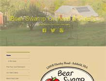 Tablet Screenshot of bearswamporchard.com